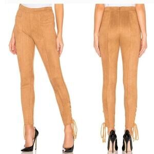 Majorelle Women's Jillian Suede Pant‎ in Camel Size: M